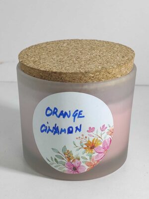 Orange and Cinnamon Candle